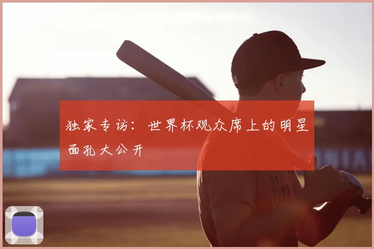 独家专访:世界杯观众席上的明星面孔大公开